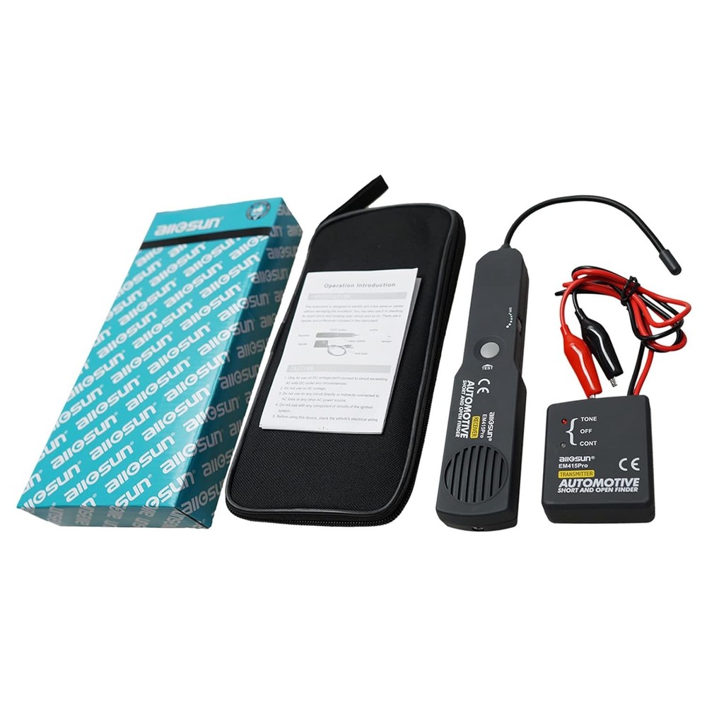 allsun em415Pro Cable Tracker Electrical, Auto Circuit Tester,Short Black