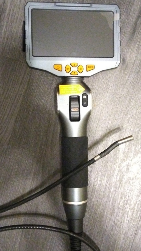 Teslong TD500 Articulating Borescope Flexible Shaft LCD Adjustable LED Lights