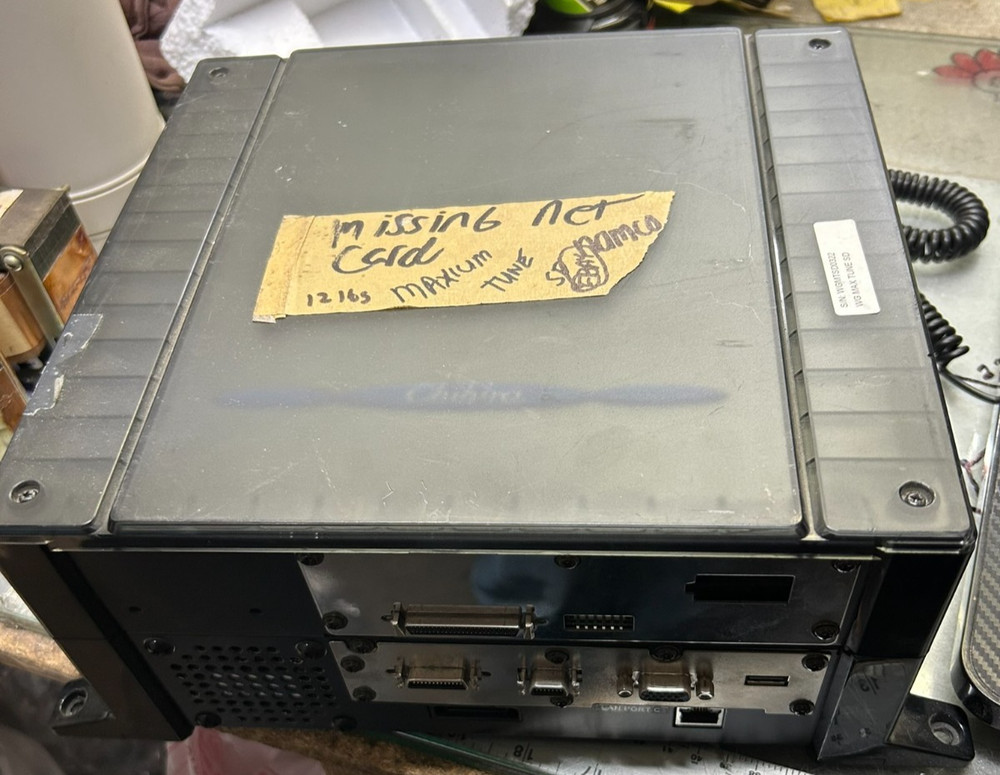 Sega Chihiro system with Maximum Tune 2, missing net card