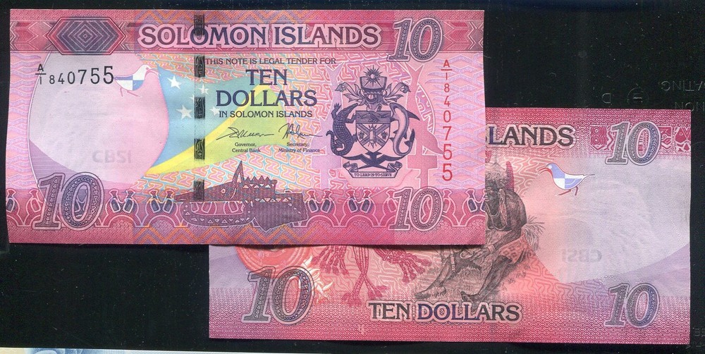 Solomon Is. ，P33  10 Dollars，(2017)，UNC