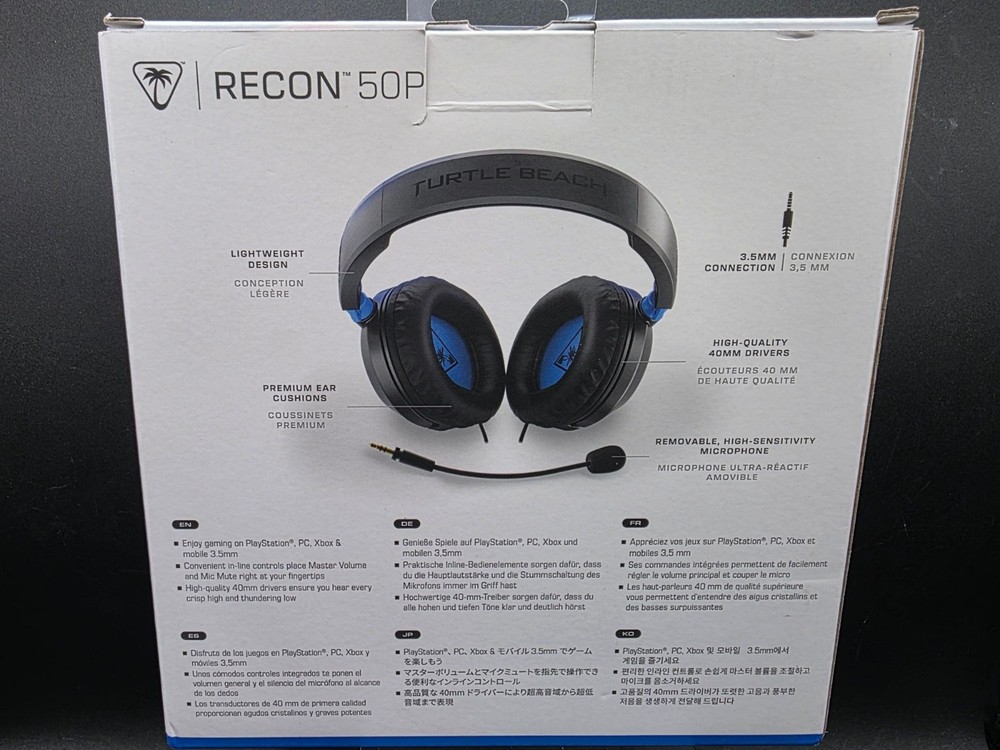 Turtle Beach Recon 50P Wired Multiplatform Gaming Headset For PlayStation
