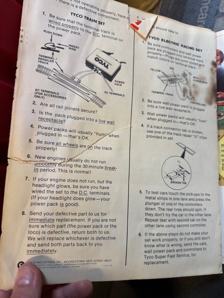 Vintage TYCO Train set - Please see pics