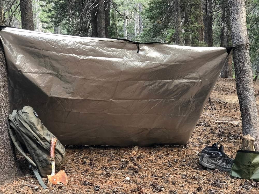 Reflective Survival Tarp - Waterproof, Windproof Blanket