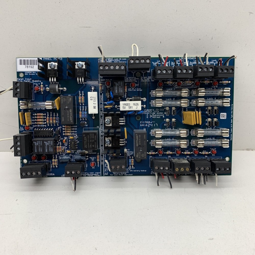 DSX Access Systems DSX-1040PDM Access Control Unit Subassembly 4A 15VDC