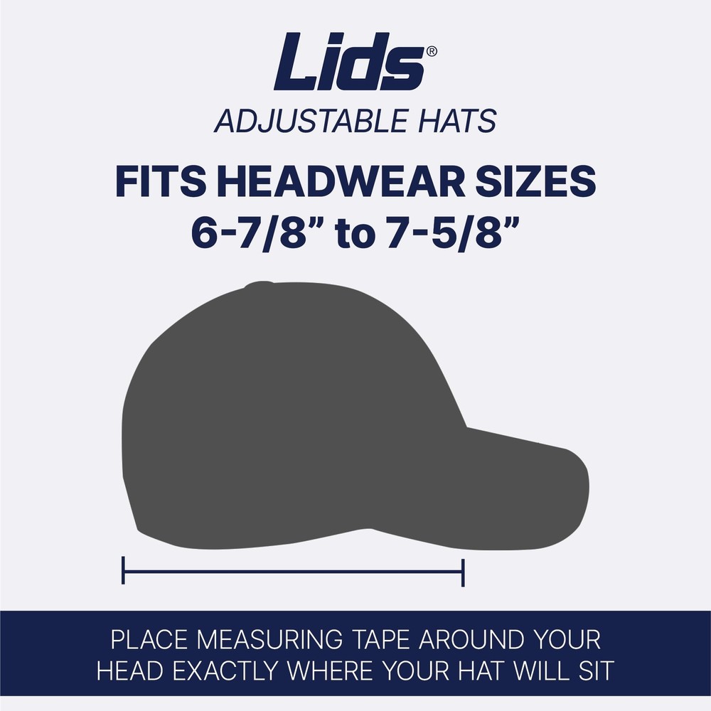 Lids Blank Basic Foam Trucker Adjustable Snapback Hat One Size White/Royal Blue