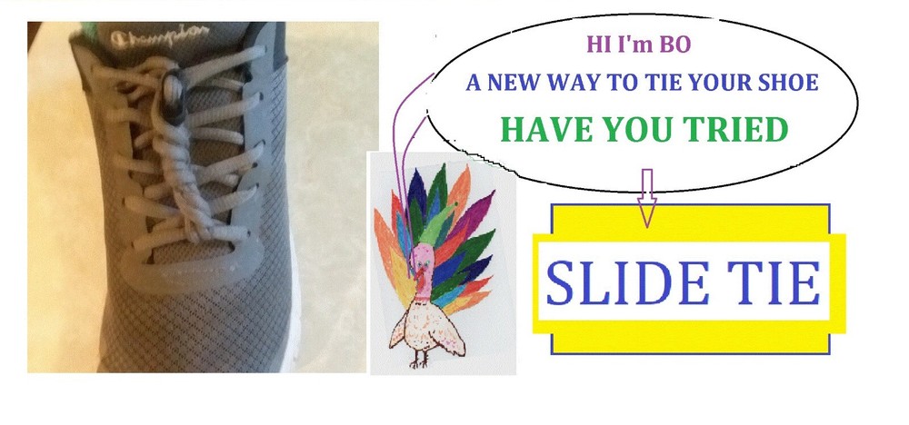 Slide Tie 3 pair for 18$ No Tieing Needed LARGE SIZE