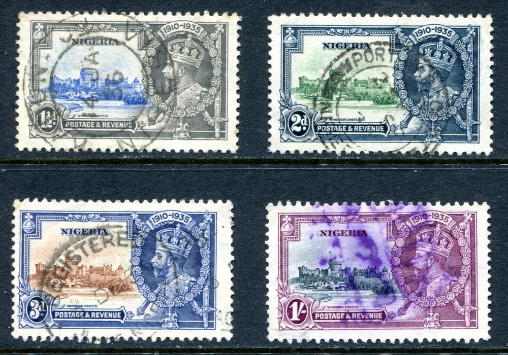 Nigeria 1935 Silver Jubilee Used Set #34-37