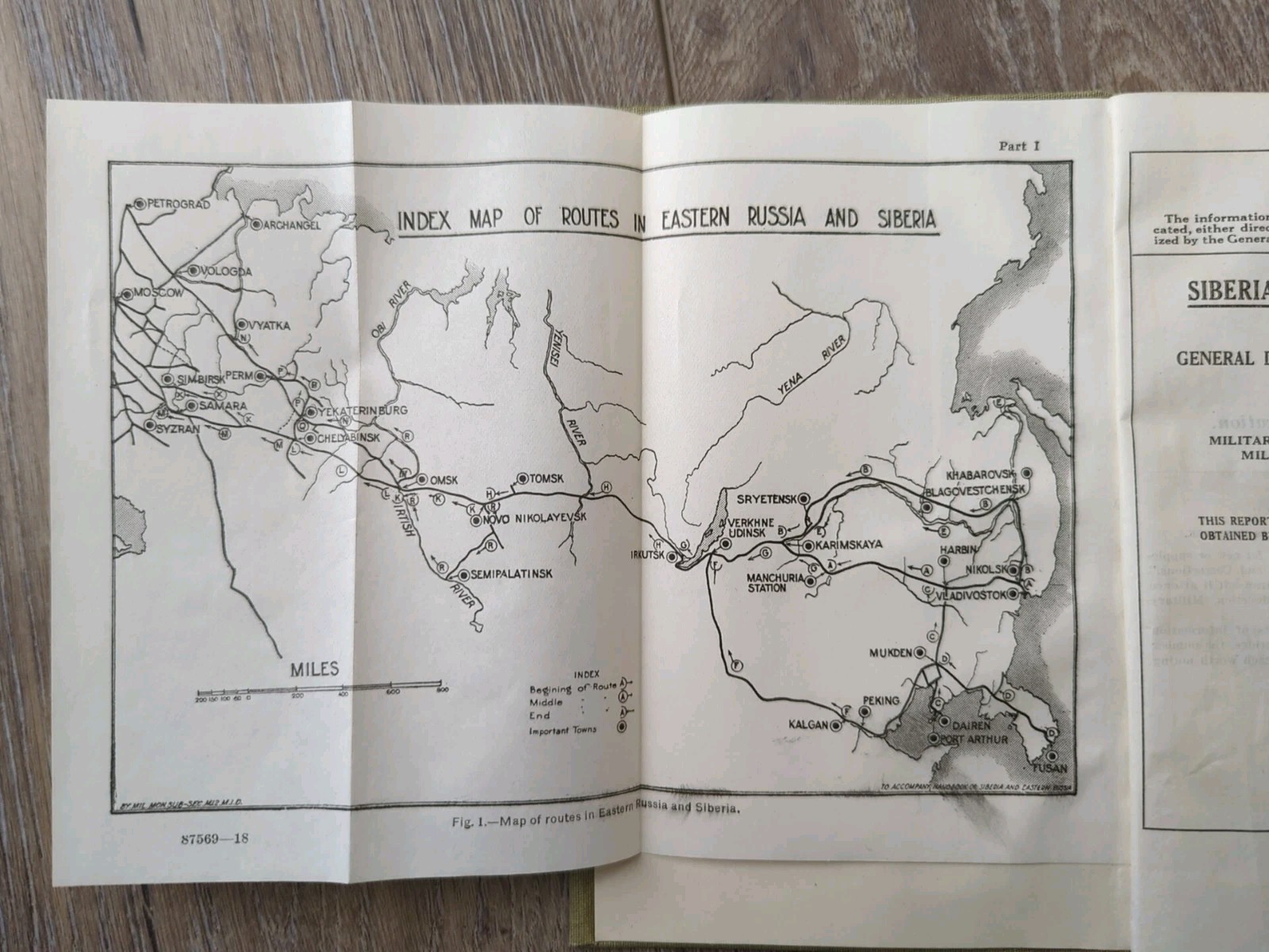 American Expeditionary Force 1918 Siberia and Eastern Russia Maps & Docs Part I