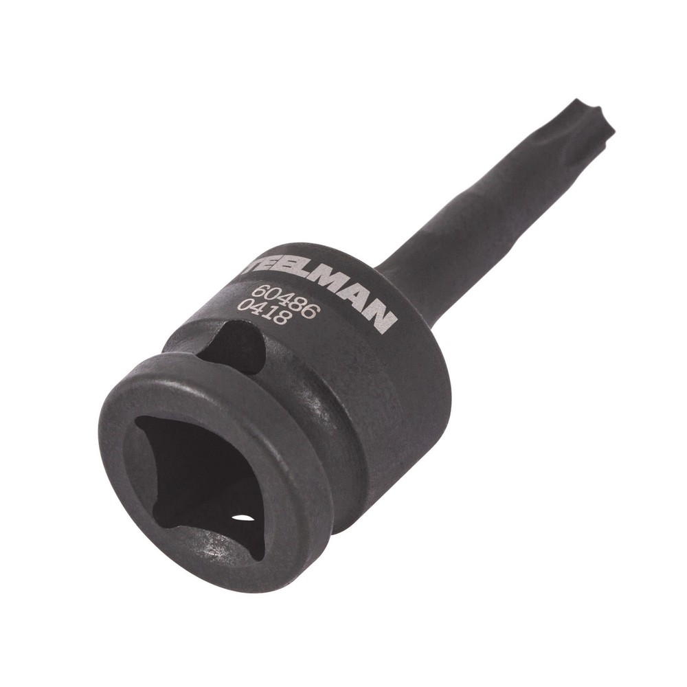 Steelman T27 Security Torx 3/8-in Drive Socket Bit, Tamper-resistant 60486