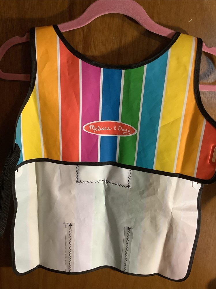 Melissa And Doug Art Apron ~ Easy Wipe Off