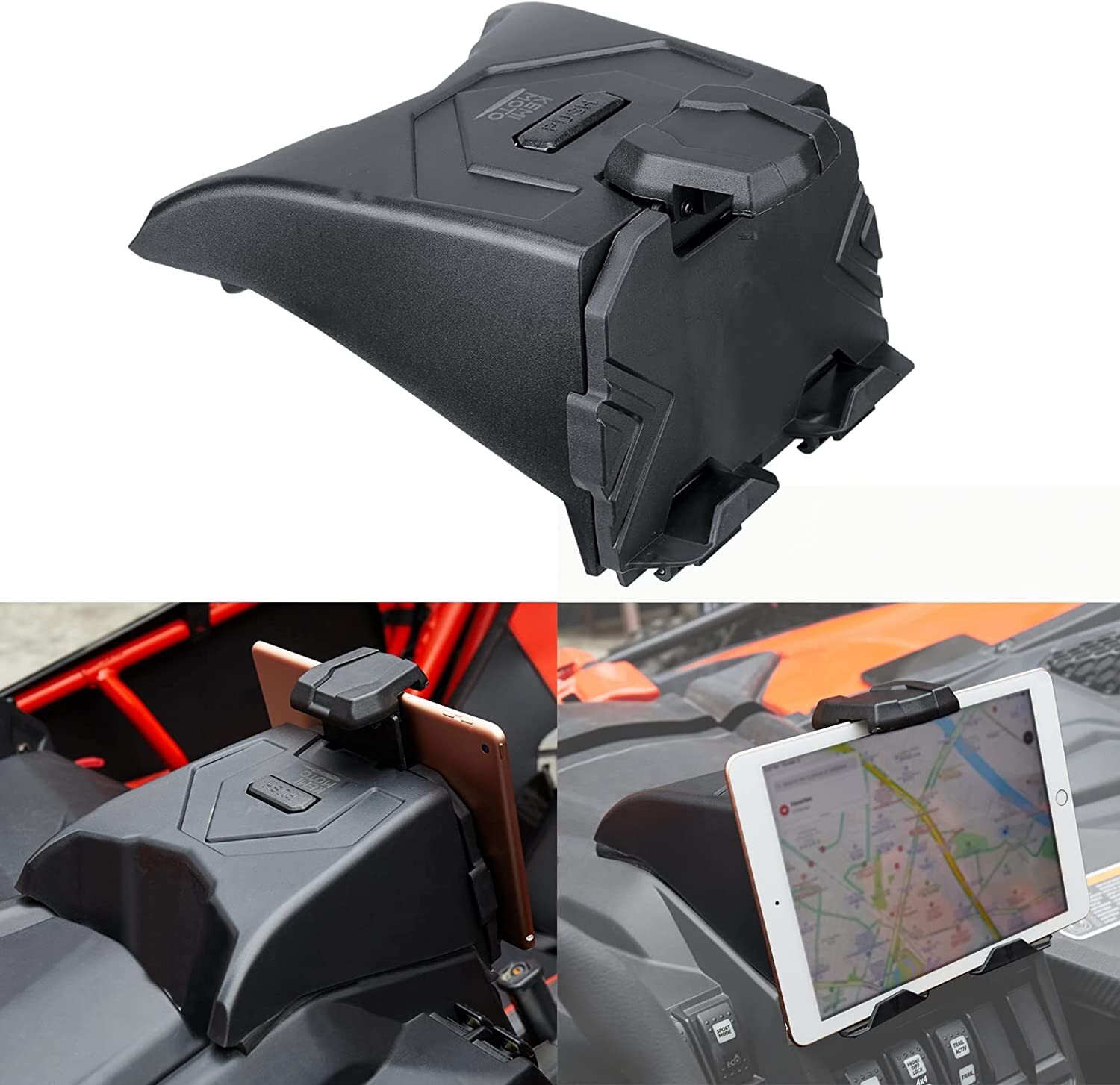 KEMIMOTO Electric Device Tablet Holder GPS Mount For Can Am Maverick X3 2017-24