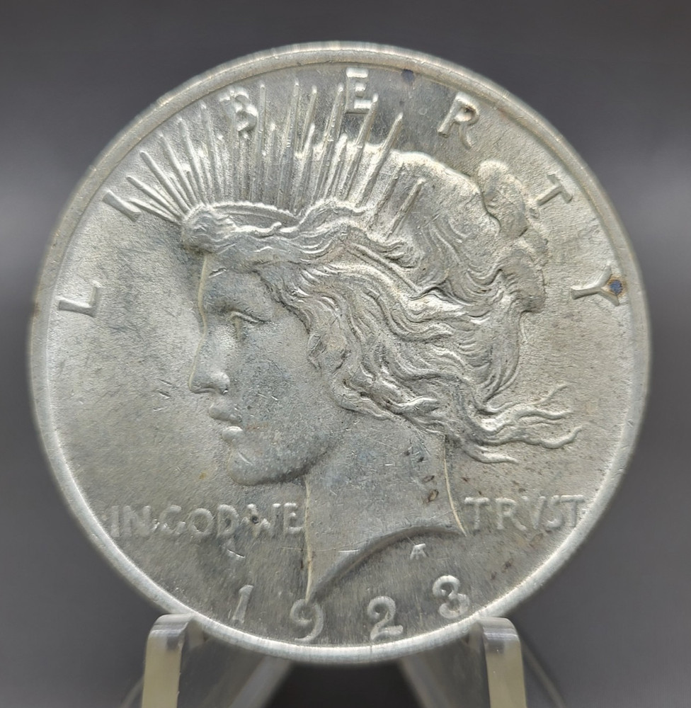 1923 U.S. Peace 90% Silver Dollar