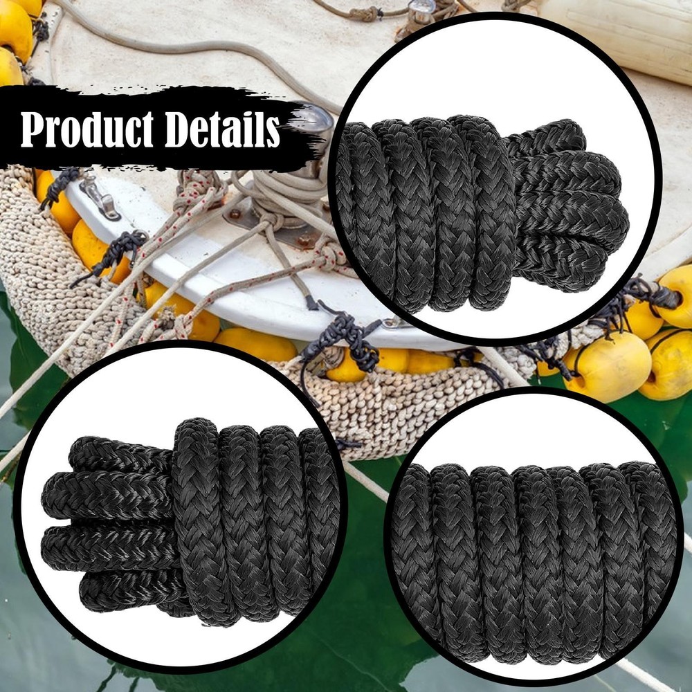 Boat Dock Line Double Braided Mooring Rope