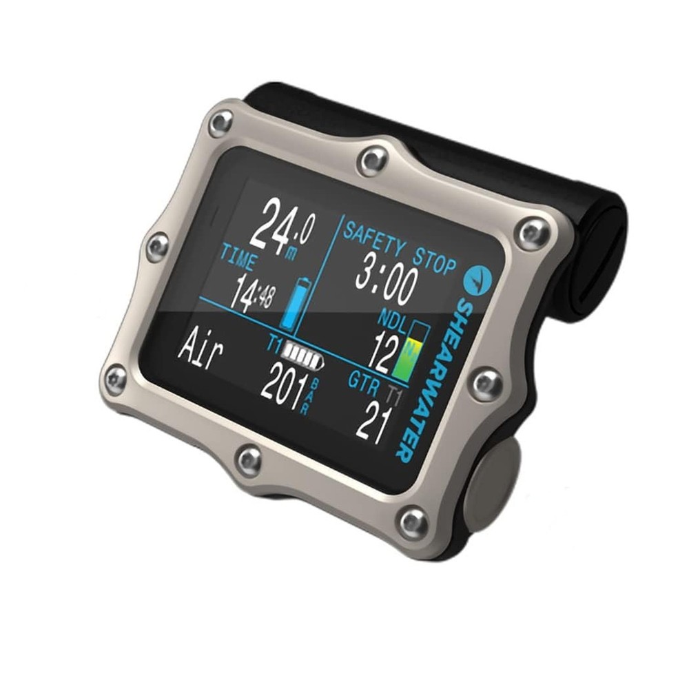 Shearwater Perdix 2 Ti Dive Computer Silver + Swift Combo