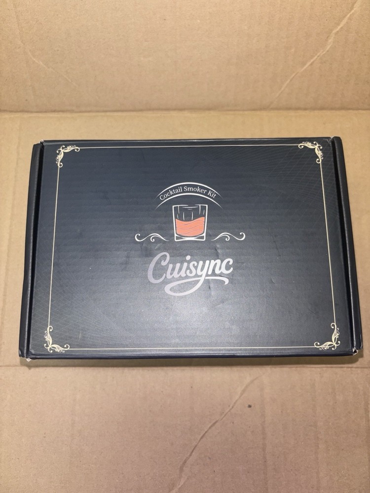 Cuisync Cocktail Smoker Kit With 6 Flavored Wood Chips