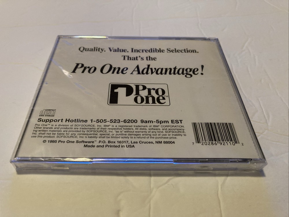 Pro One Multimedia Algebra II CD-ROM Windows 95/3.1