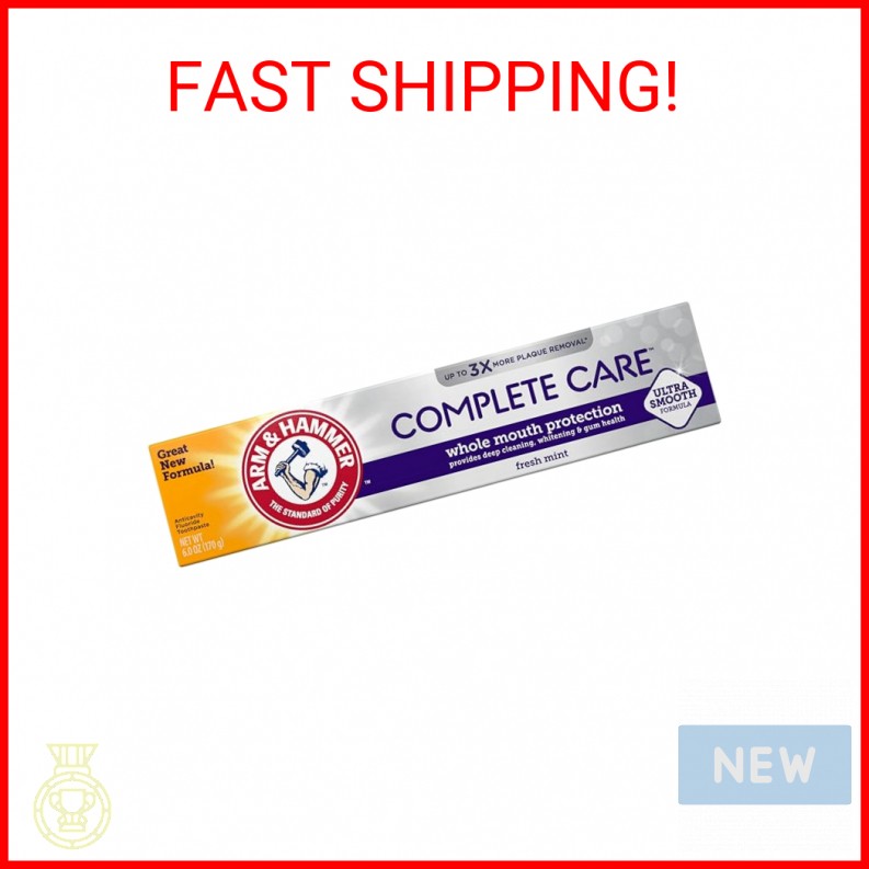 ARM & HAMMER Complete Care Toothpaste, Teeth Whitening Toothpaste, Fluoride, Who