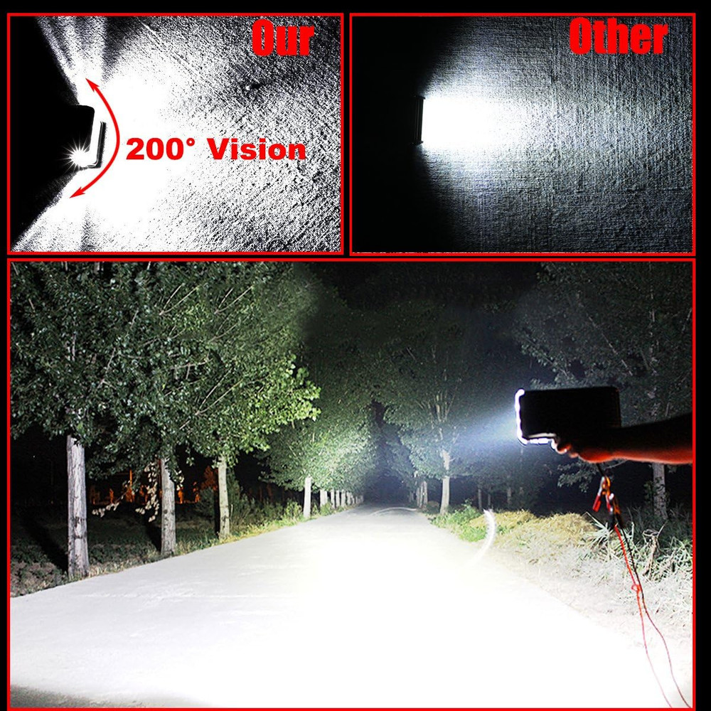 LED Pod Lights with 2 Pcs Mounting Brackets
