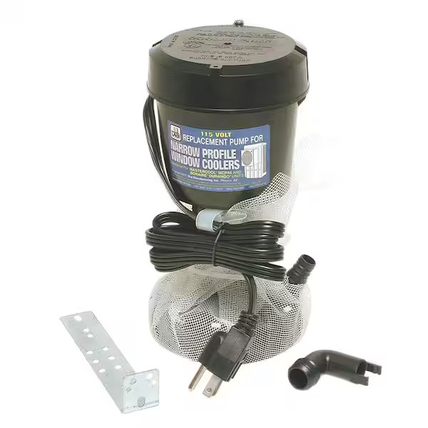 Narrow Profile Window Cooler Replacement Pump , Thermal overload feature