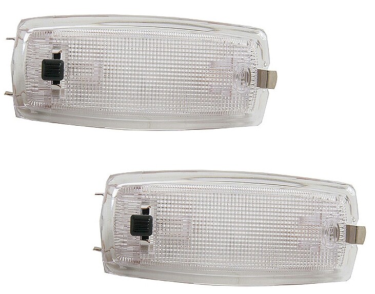 BMW E12 E21 E30 318 320 325 1975-1991 OEM DOME LIGHT ASSEMBLIES 2 PCS FREE SHIP!