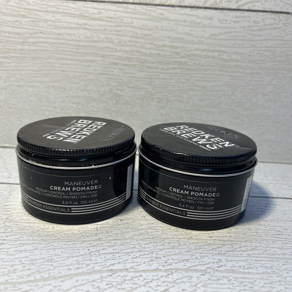 2- Redken Brews Maneuver Cream Pomade 3.4 oz. Medium Control