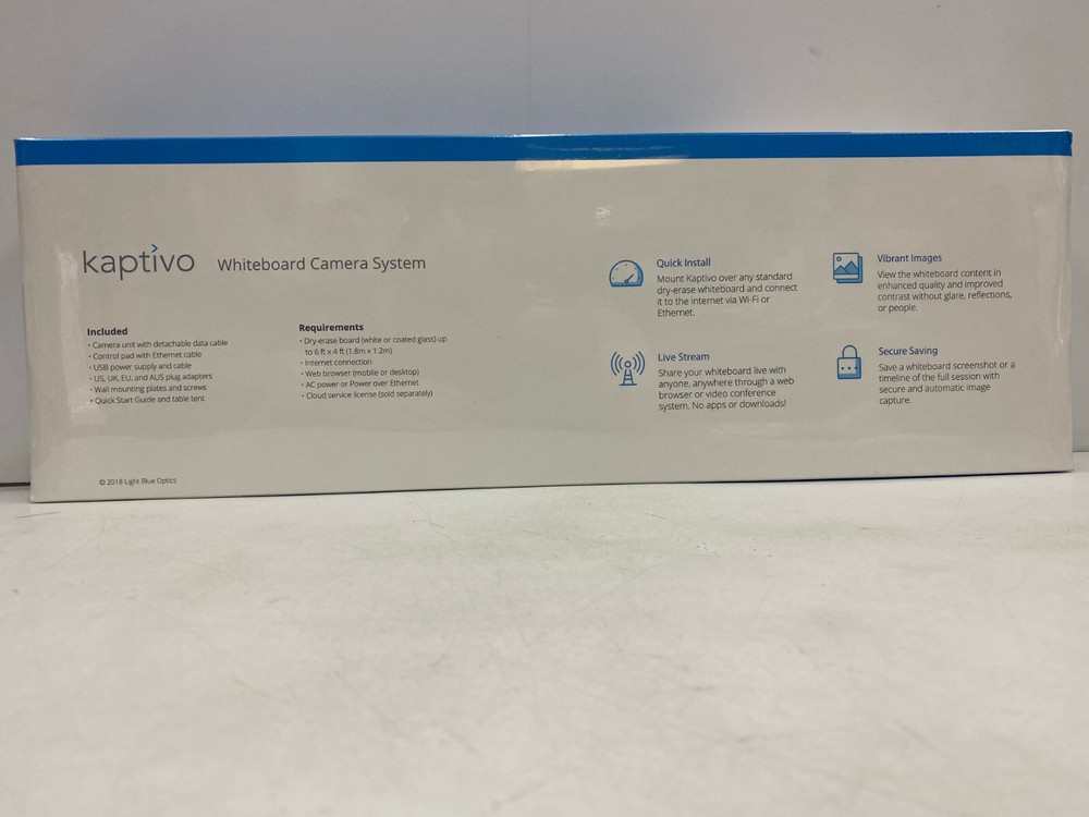 Kaptivo Remote Collaboration Camera for Whiteboards - Enterprise Edition