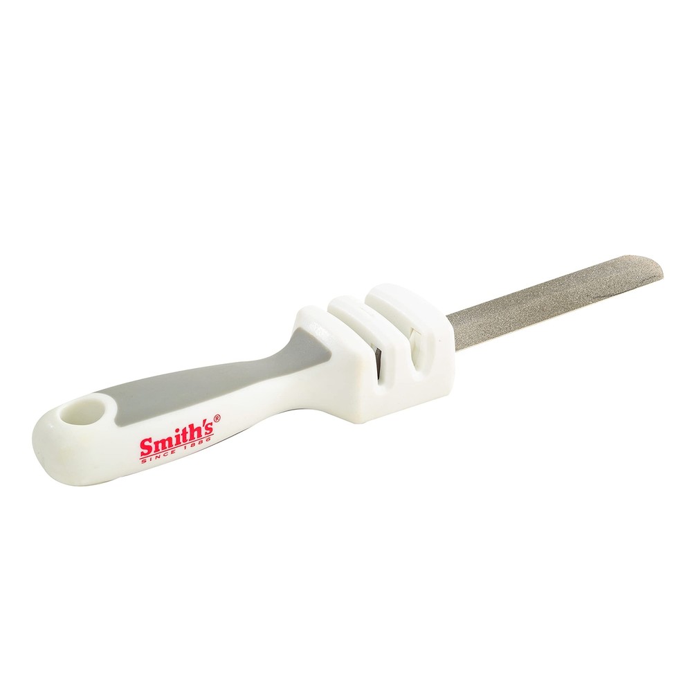 Smith's LAWAIA 50925 Diamond Hook and Knife Sharpener Gray