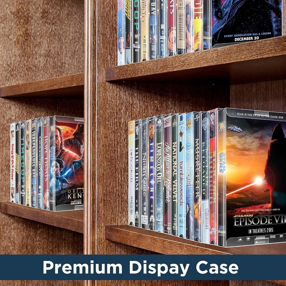 30x Box Protector Sleeves for Premium VHS Cassette Tape Protective Plastic Case