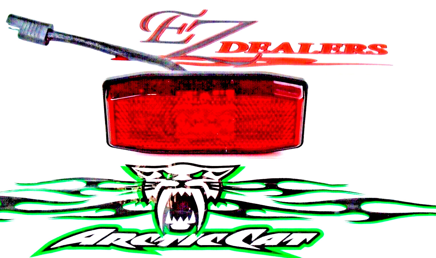 Arctic Cat Snowmobile Taillight 0609-934 Z120 00-13 Kitty Cat 1989-99 FREE SHIP