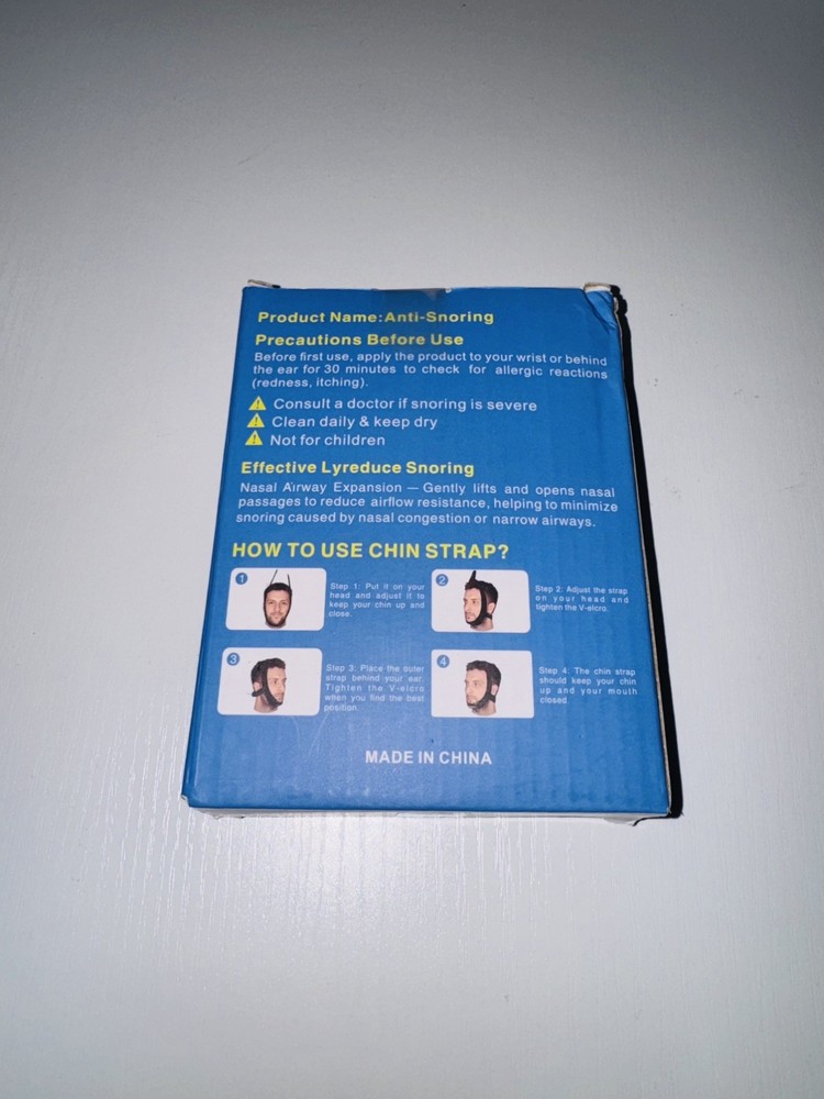 "Anti Snoring Chin Strap - Snoring Solution Effective Snore Stopper with Comfo..