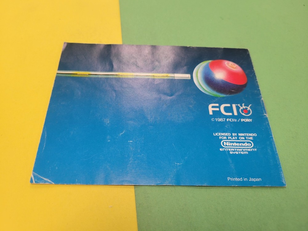 Nineteneo NES Manual Only Lunar Pool