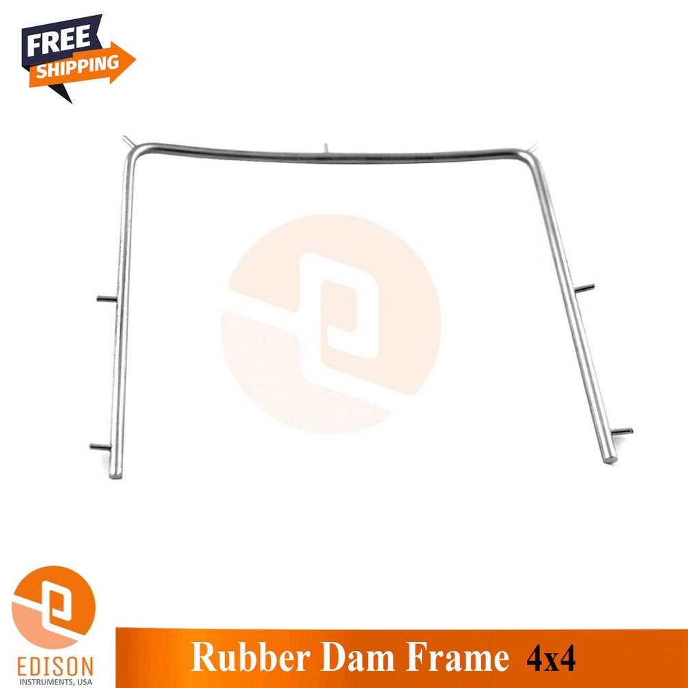 Dental Rubber Dam Frame 4 x 4 Endodontic Tooth Isolation Surgical Tools
