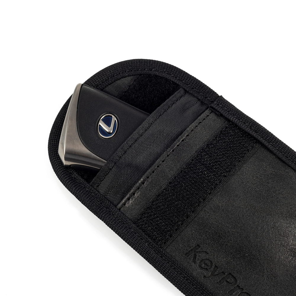 KeyProtectPro® Premium Faraday Key Pouch in Black