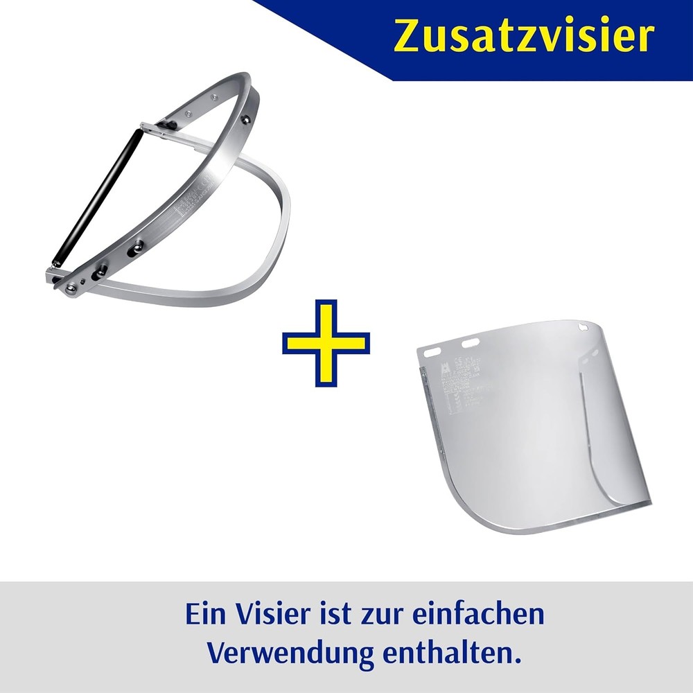 Blue Eagle Aluminum Face Shield Adapter for Cap-Style Hard Hat | Visor Bracke...