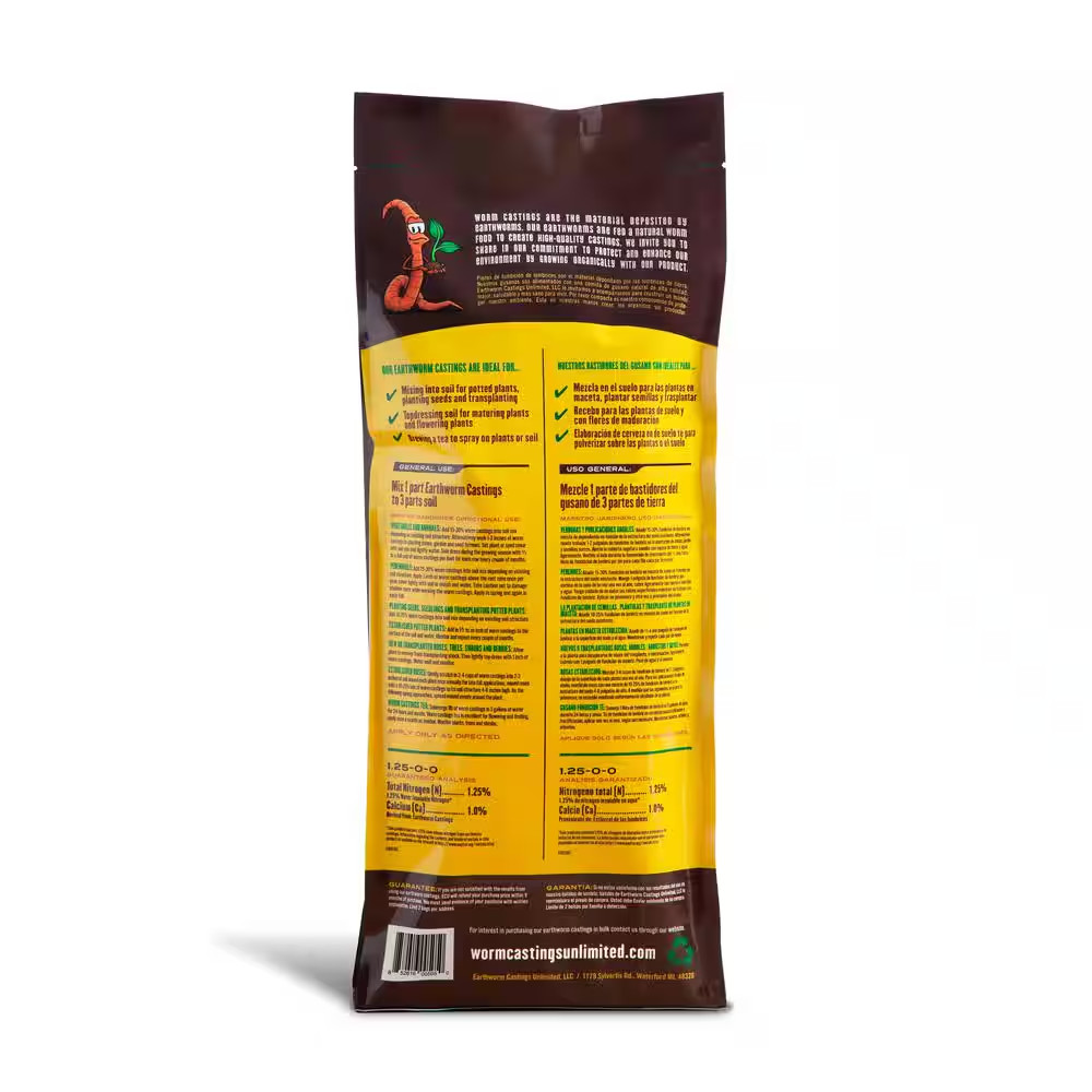 12 Lbs. Bag Earthworm Castings