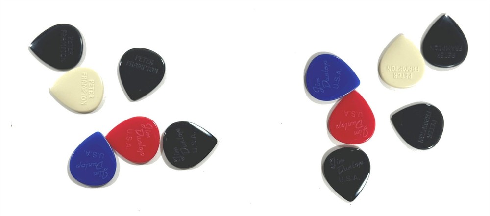 Dunlop Guitar Picks Peter Frampton Vintage Jazz Teardrop 12 Picks 2.09mm