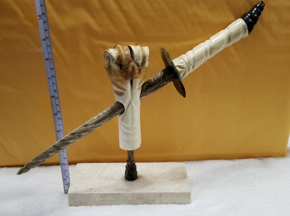 P. Coto Bone Dagger Statue/Figure Decorative Piece (Pre-Owned)