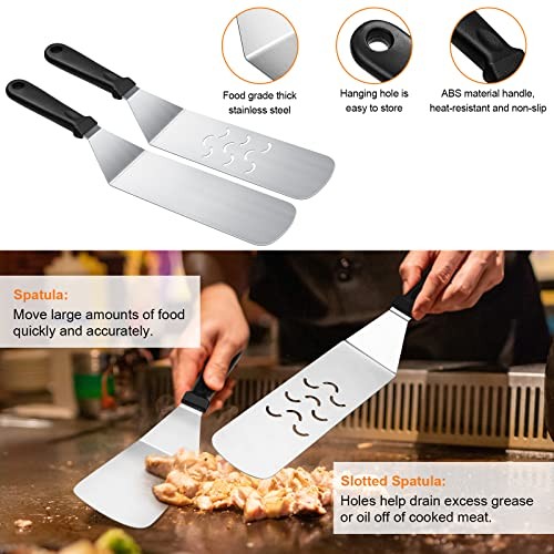 6-Piece Flat Top Griddle Accessories Kit for Blackstone and Camp Chef – 6pcs