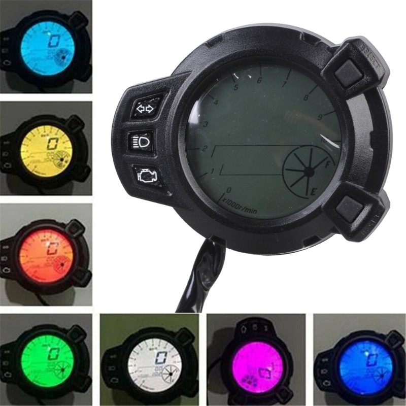 Waterproof Motorcycle LCD Odometer with Adjustable Brightness Display for BWS125