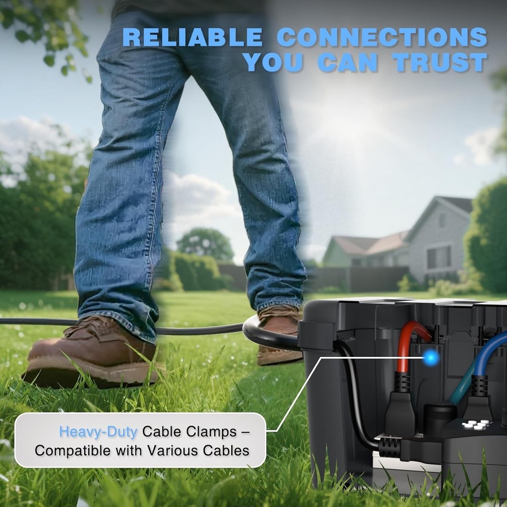 Waterproof Outdoor Storage Box - Large Capacity Weatherproof Solution