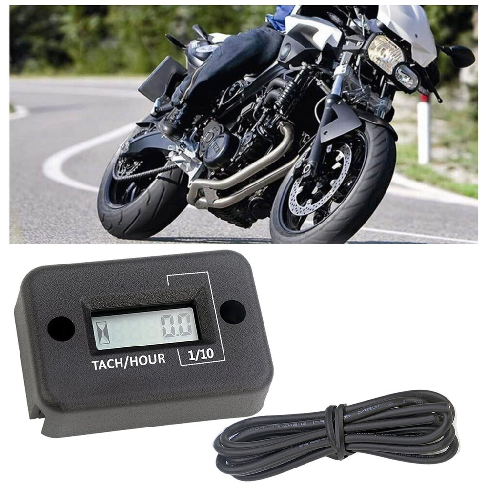 Tachometer Digital Inductive Hour Meter Engine Tachometer For Motorcycle Boat