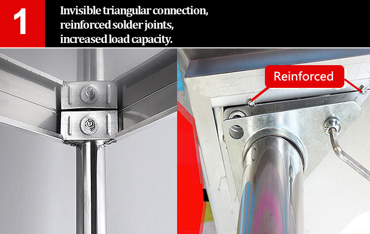 24"x48" Heavy Duty Stainless Steel Gift Wrapping Station, Grooming Table 1500401