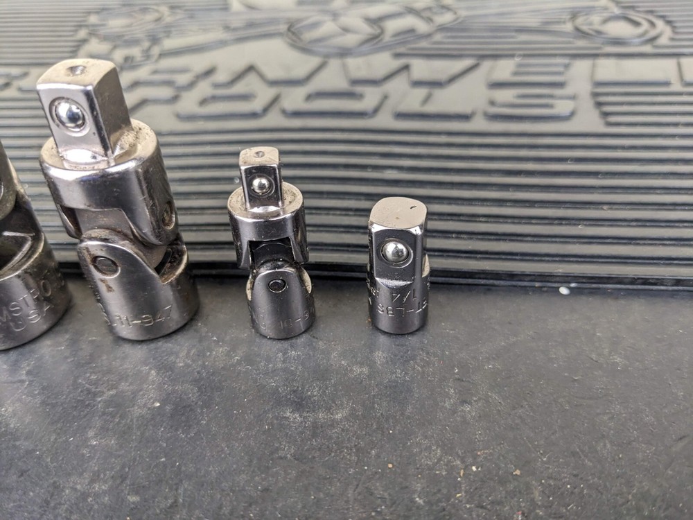 #ax037 Armstrong Tools USA 4pc Universal Joint Socket Adapter Set
