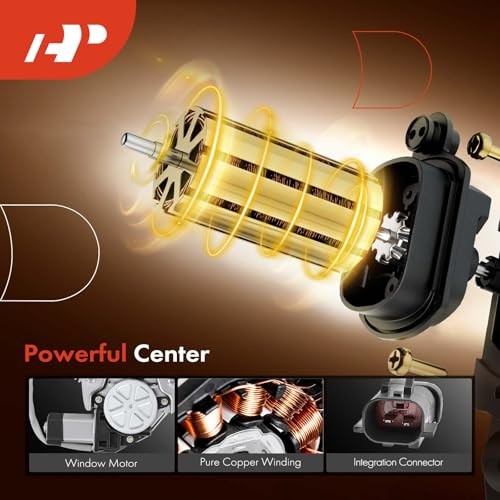 Power Window Regulator with Motor Compatible with Dodge Front Passenger (RH)