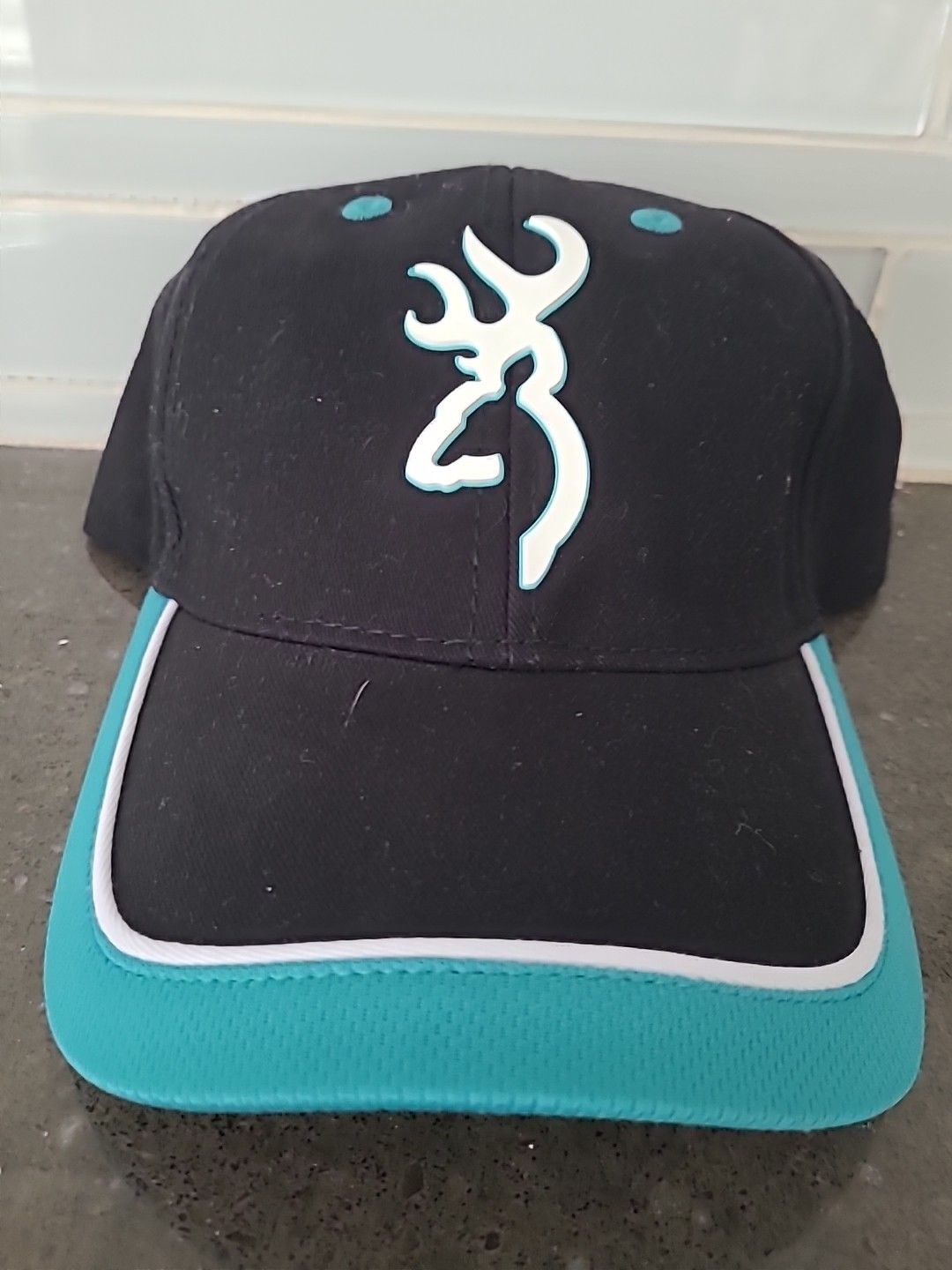 2 Hats Browning Womens Trucker Hook Loop Closure Hat Cap Cotton