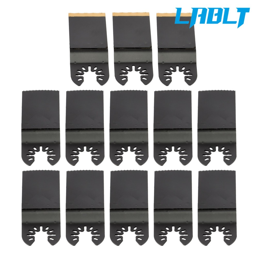 LABLT 35PCS Multitool Blades Titanium Oscillating Tool Quick Saw Blades