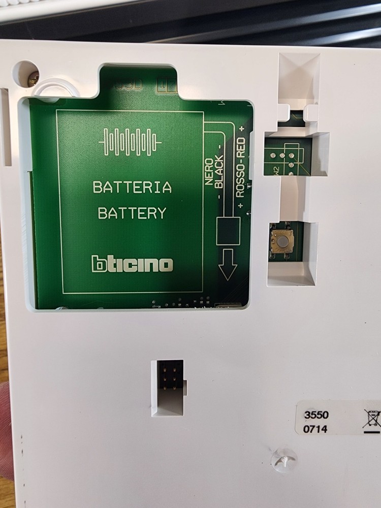 Bticino temperature regulation control unit 3550 Living