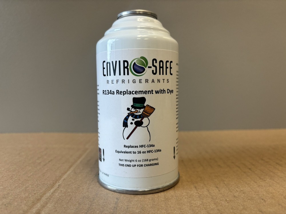 R134a Replacement Refrigerant with dye- CASE OF 2 CANS!