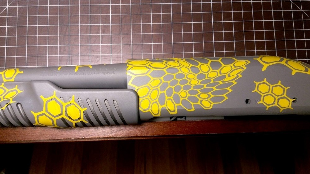 VINYL HIGH BAKE HEAT GUN STENCIL - E-Z STENCIL PACK - for Kryptek© style pattern