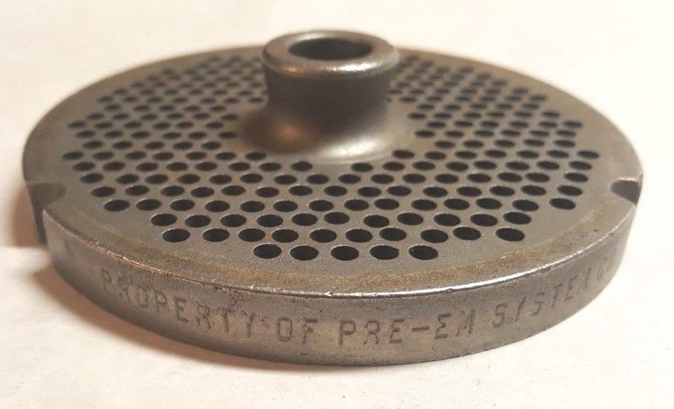 PRE-EM SYSTEM CO. Meat Grinder Plate, 3248 10 93